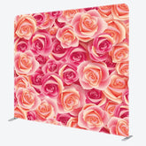Aperturee - Aperturee Pink And Red Rose Backdrop Cover For Birthday Party